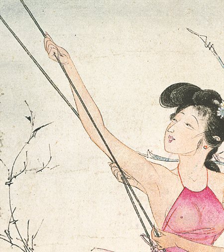 肥东-胡也佛的仕女画和最知名的金瓶梅秘戏图